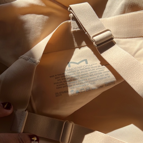 Maidenform Thong Bodysuit Cool Comfort size 2XL new - Picture 6 of 6